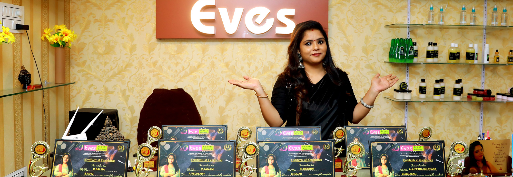 Founder, Eves Beauty Parlour Academy, Coimbatore