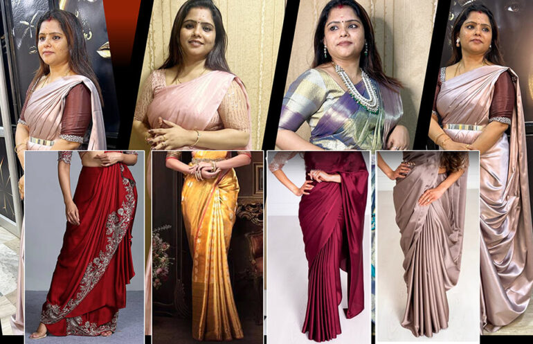 saree drap Course, Eves Salon & Academy in Coimbatore